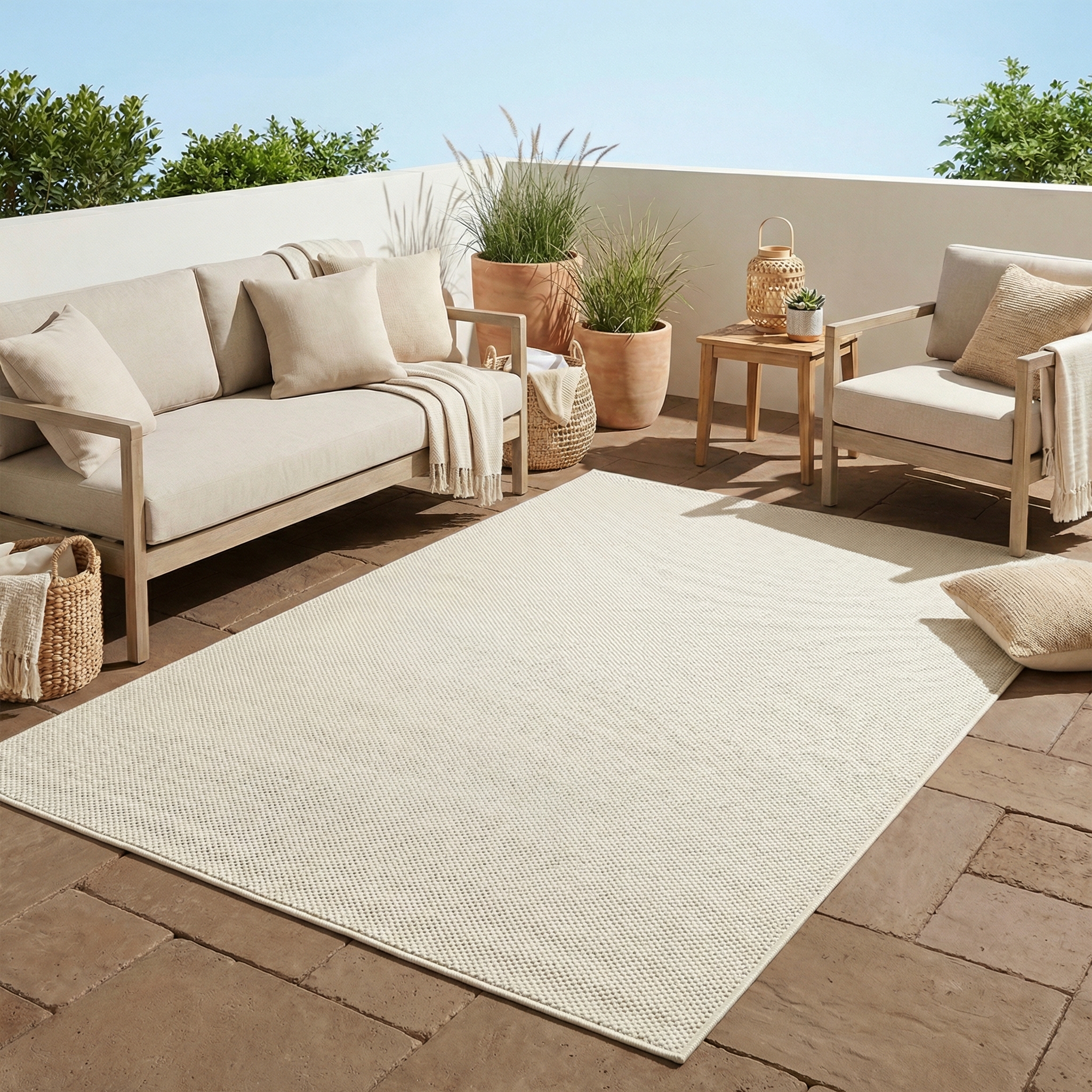 Outdoor Rug Calma Cream