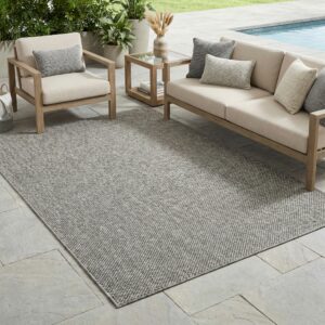 Outdoor Rug Calma Dark Grey