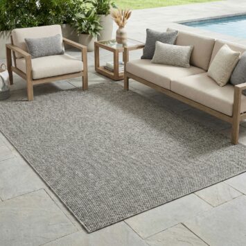 Outdoor Rug Calma Dark Grey