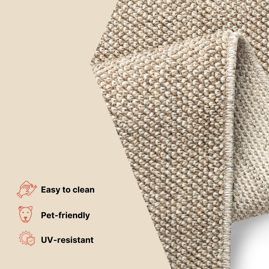 Outdoor Rug Calma Dark Grey