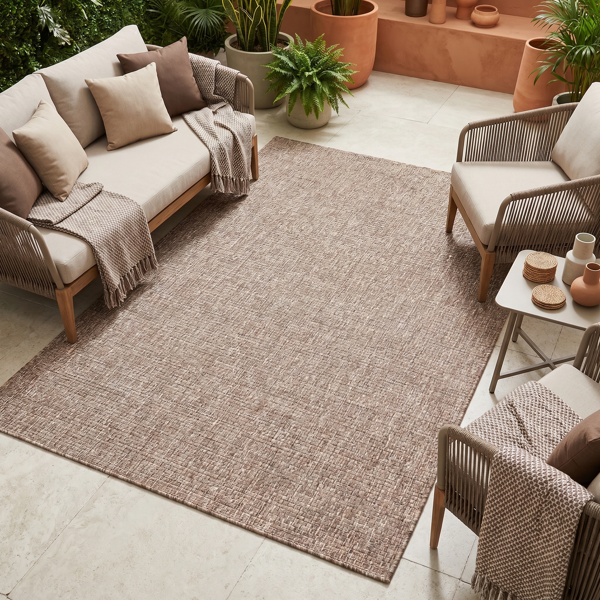 Outdoor Area Rug Verano Brown