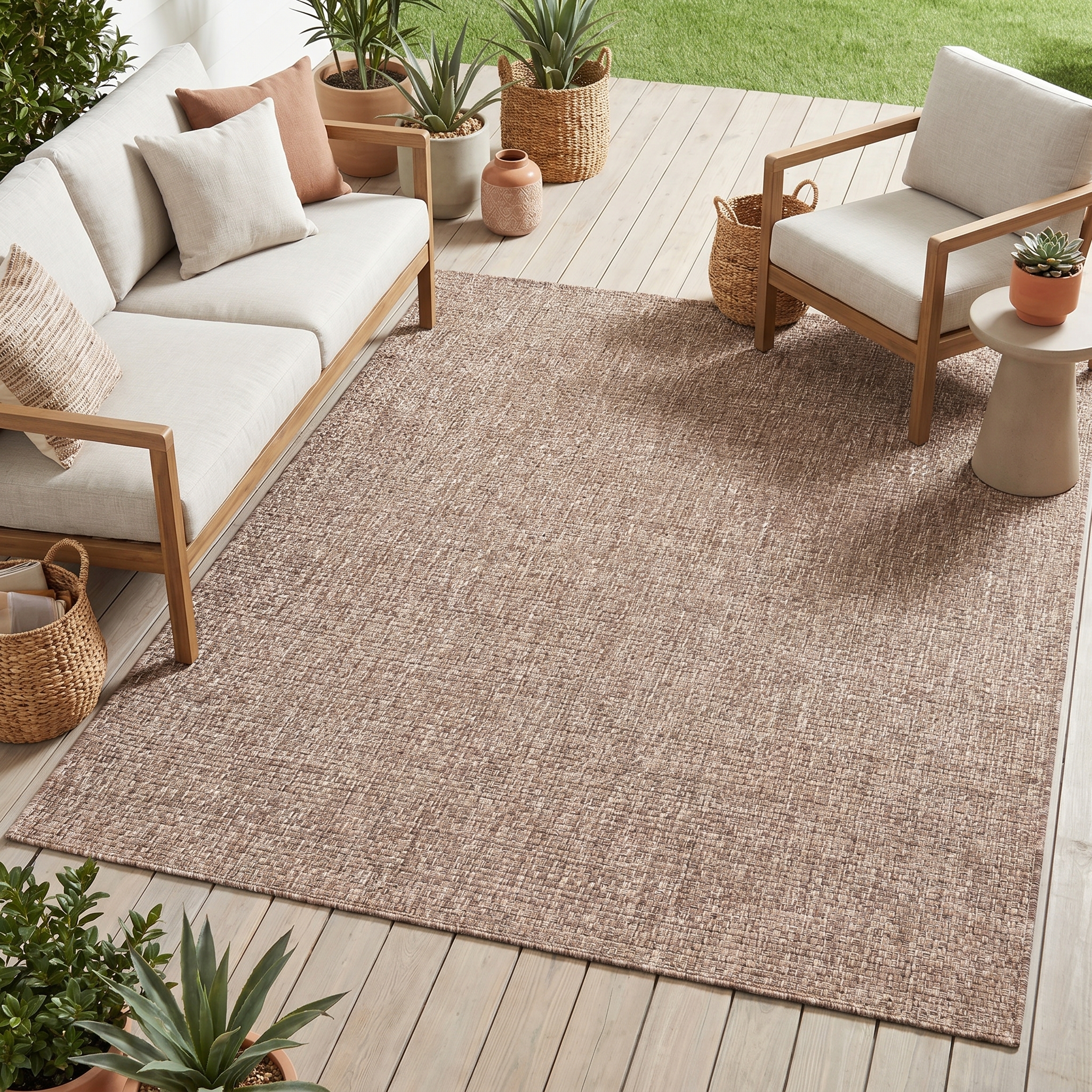 Outdoor Area Rug Verano Brown